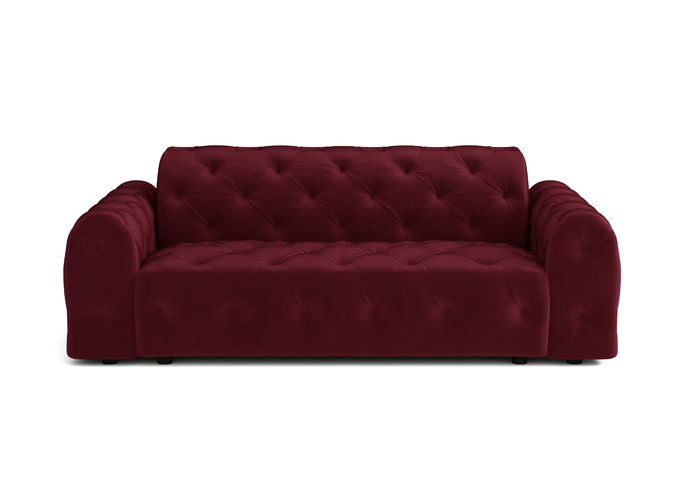 Sofa 4-osobowa z eleganckimi pikowaniami CANDY 255x107 cm
