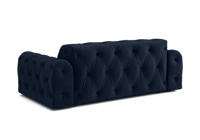 Sofa 3-osobowa z eleganckimi pikowaniami CANDY 230x107 cm