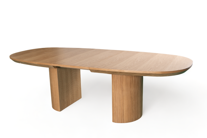 Stół Paweł rozkładany na ryflowanej nodze 110 cm x 200 - 300 cm T72