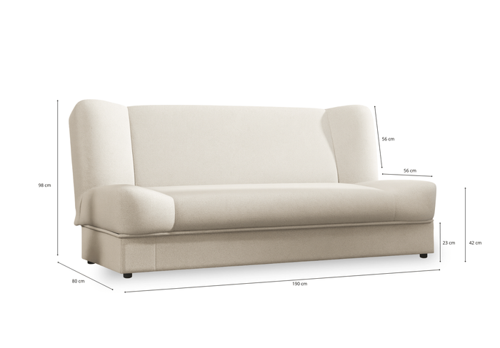 Wersalka z funkcją spania FINKA 190x80 cm