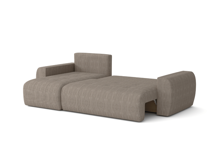 Narożnik lewostronny z funkcją spania L MOET mini 250x142 cm