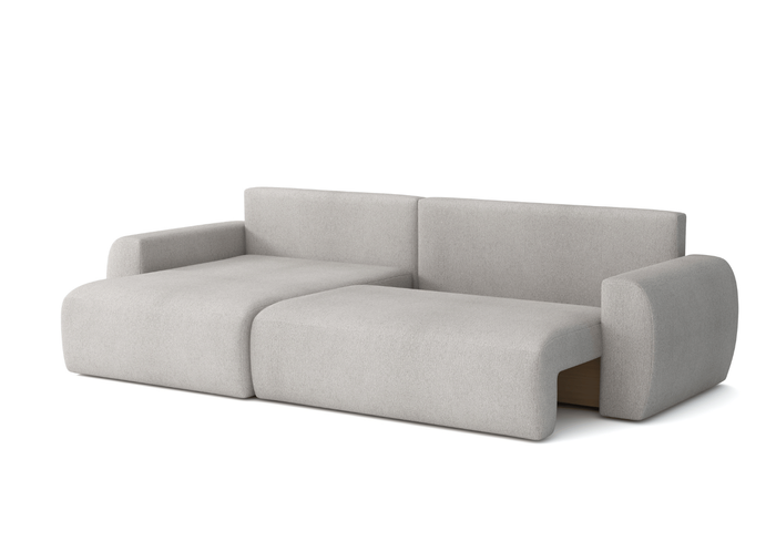 Narożnik lewostronny z funkcją spania DORATO L 250x142 cm