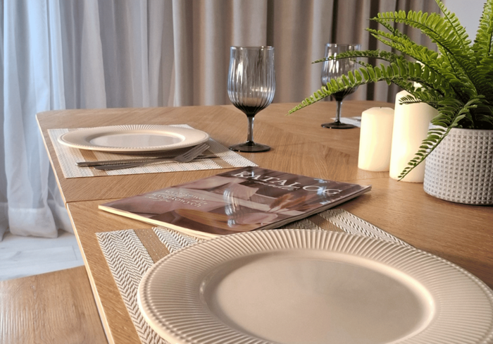 Stół prostokątny, drewniany, rozkładany MATEUSZ T75 100x180-380 cm