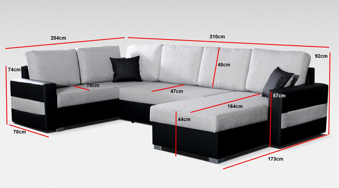 NAROŻNIK SOUL 310x204 cm