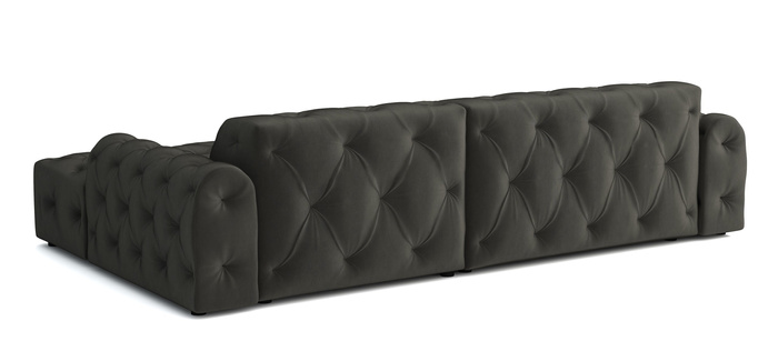 Stylowy narożnik z eleganckimi pikowaniami Candy 260x170 cm