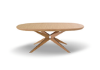 Stół owalny dębowy rozkładany GNIEWKO T79 110x200-300 cm