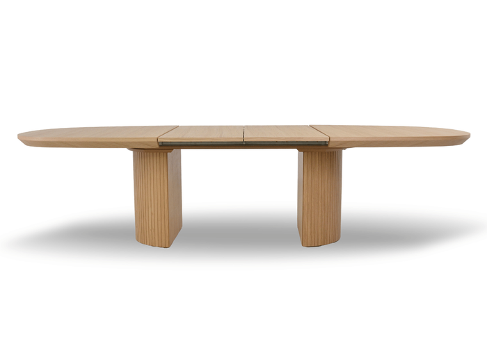 Stół rozkładany na ryflowanej nodze PAWEŁ T72 110x200-300 cm