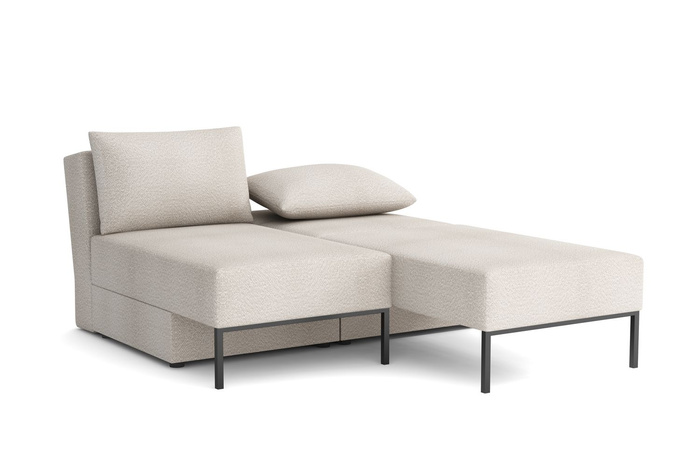 Wielofunkcyjna sofa narożna z funkcją spania TOMI 165x205 cm