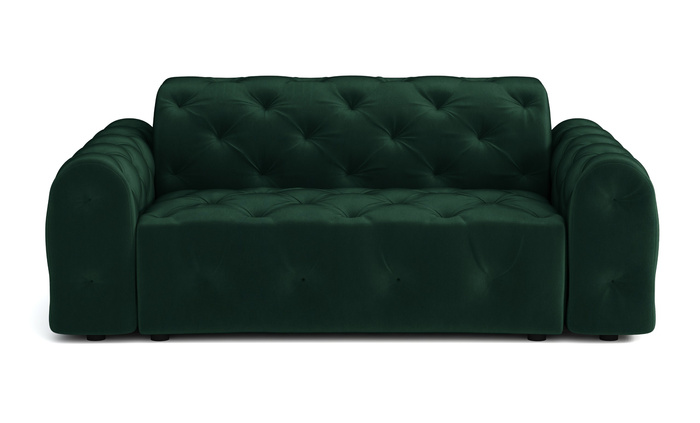 Stylowa sofa 2 osobowa z eleganckimi pikowaniami Candy190x94 cm 
