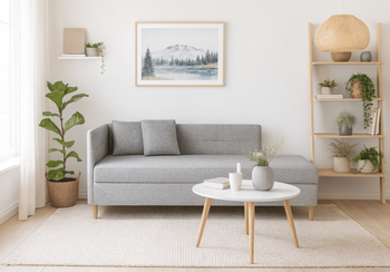 Łóżko kontynentalne pojedyncze lewostronne HADES z pojemnikiem 84x204 cm