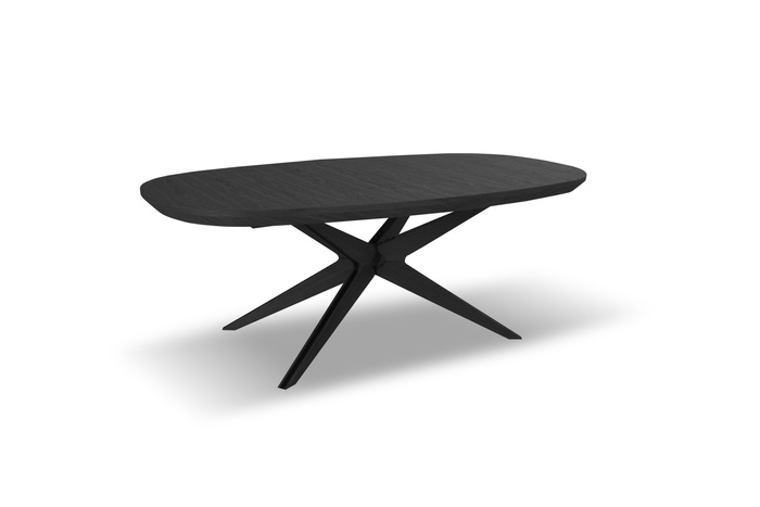 Owalny dębowy stół Gniewsko rozkładany 110 cm x 200-300 cm T79