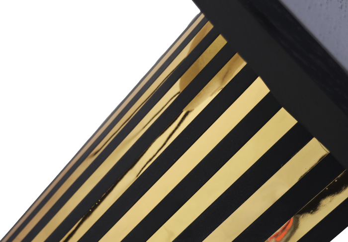 Stół rozkładany na ryflowanej nodze LUDWIK T72 GLAM 110x200-300 cm