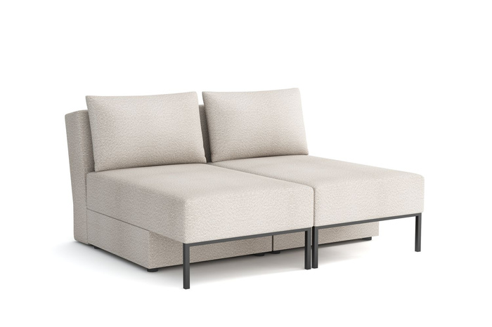 Wielofunkcyjna sofa narożna z funkcją spania TOMI 165x205 cm