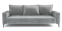 SOFA Z MARSZCZENIAMI MORRIS 216x98 cm