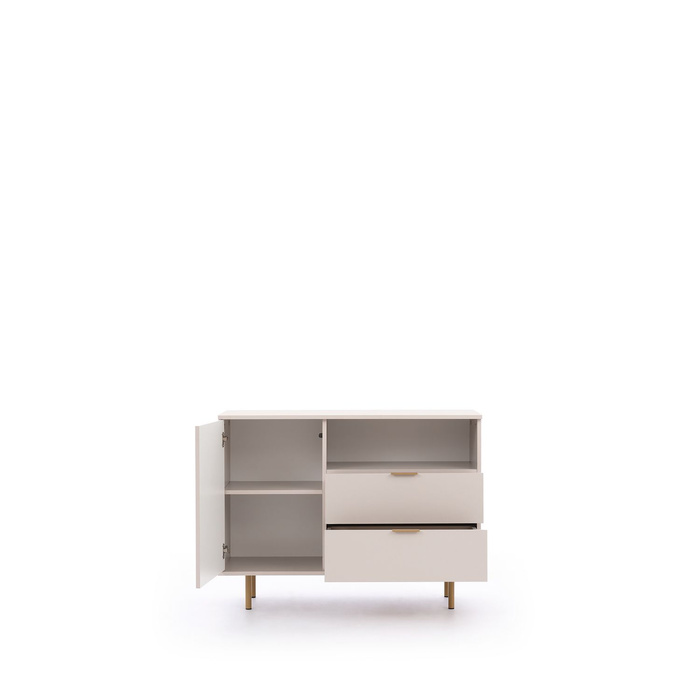 Aurora Mini komoda z pionowymi żłobieniami