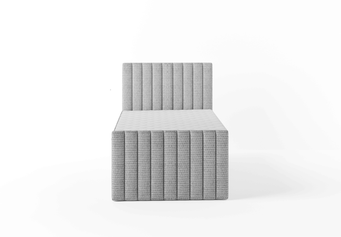 Łóżko pojedyncze kontynentalne boxspring HERA 83x218 cm