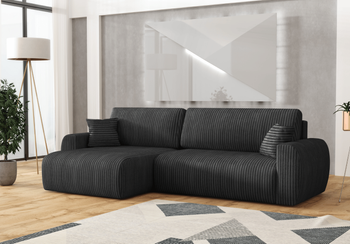 Narożnik lewostronny z funkcją spania DORATO L 250x142 cm