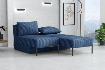 Wielofunkcyjna sofa narożna z funkcją spania Tomi 240x160 cm