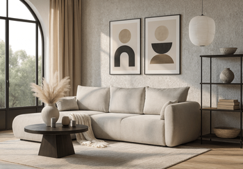 Narożnik lewostronny z funkcją spania LUNA 255x165 cm