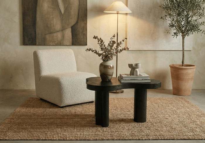 Stolik kawowy CIRRUS z fornirem dębowym 60,5 x 33 cm