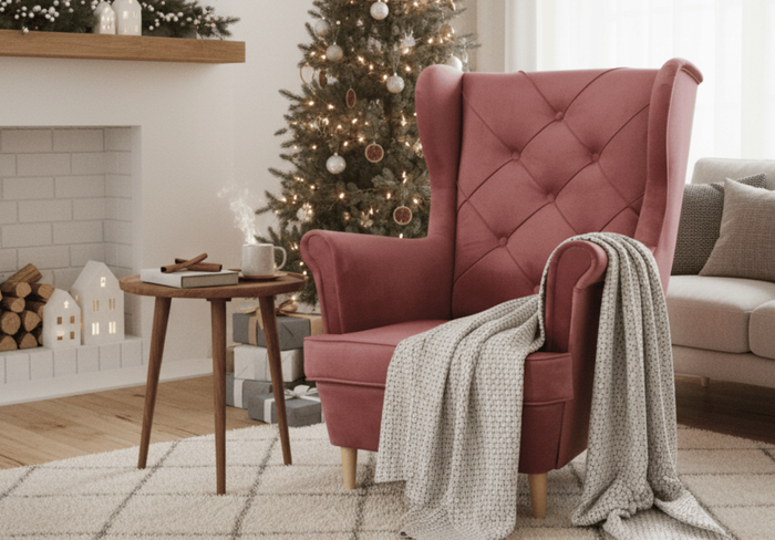 Fotel uszak z pikowaniem RIO 90x105 cm