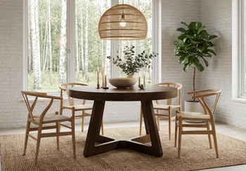 Stół okrągły, rozkładany OLAF T40 130-230 cm