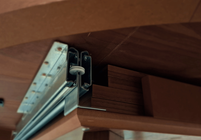 Stół okrągły, rozkładany OLAF T40 130-230 cm