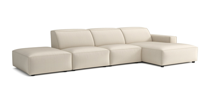 Narożnik z pufą Lucas 341x102 cm