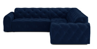 Stylowy narożnik z eleganckimi pikowaniami Candy 254x254 cm