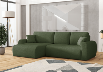 Narożnik lewostronny z funkcją spania L MOET mini 250x142 cm