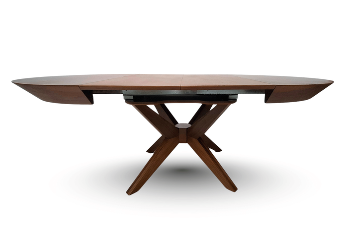 Stół nowoczesny, okrągły, rozkładany FRANEK T66 130-230 cm