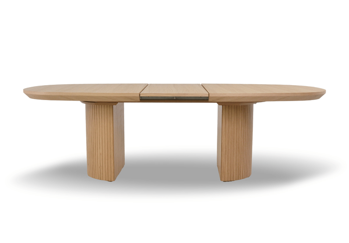 Stół rozkładany na ryflowanej nodze PAWEŁ T72 110x200-300 cm