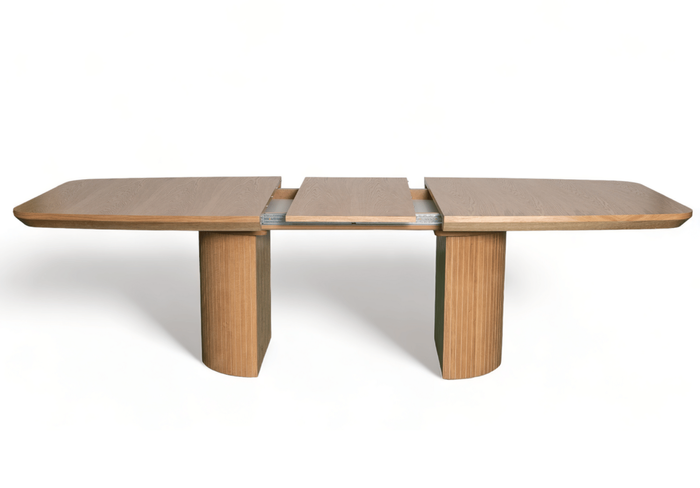 Stół rozkładany na ryflowanych nogach PIOTR T71 110x200-300 cm