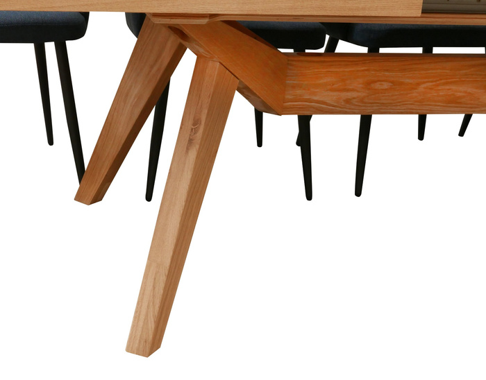 Stół Wacław prostokątny drewniany rozkładany w stylu rustykalnym 110 cm x 200 - 300 cm  T48