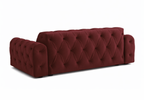 Sofa 4-osobowa z eleganckimi pikowaniami CANDY 255x107 cm