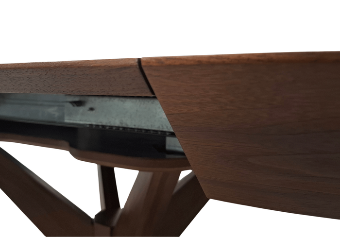 Stół nowoczesny, okrągły, rozkładany 120-220 cm FRANEK T66