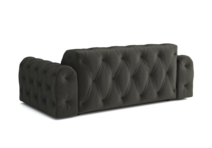 Sofa 3-osobowa z eleganckimi pikowaniami CANDY 230x107 cm