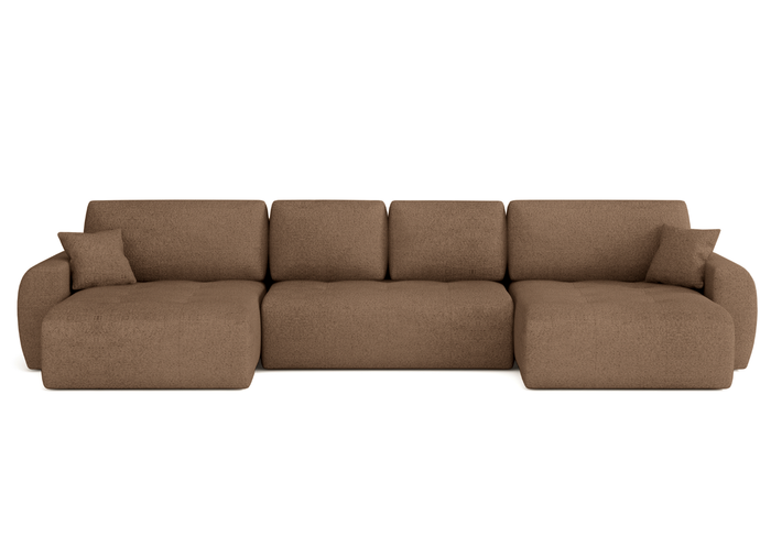 Narożnik z funkcją spania U MOET 342x142 cm