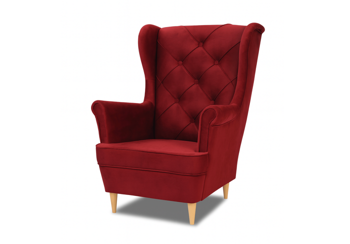 Fotel uszak z pikowaniem RIO 90x105 cm