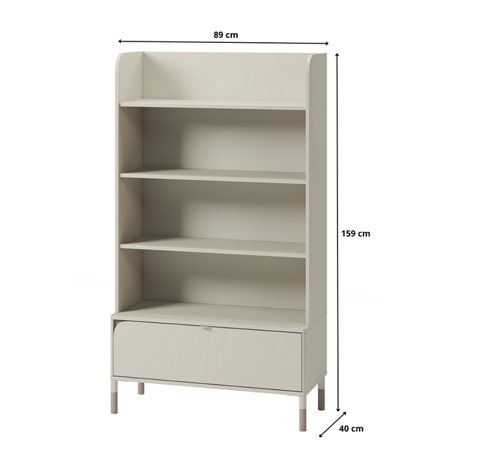 Regał Harmonia 89x159x40 cm