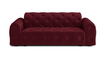 Stylowa sofa 4 osobowa z eleganckimi pikowaniami Candy 255x94 cm
