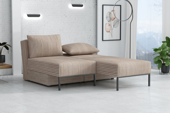 Wielofunkcyjna sofa narożna z funkcją spania Tomi 240x160 cm